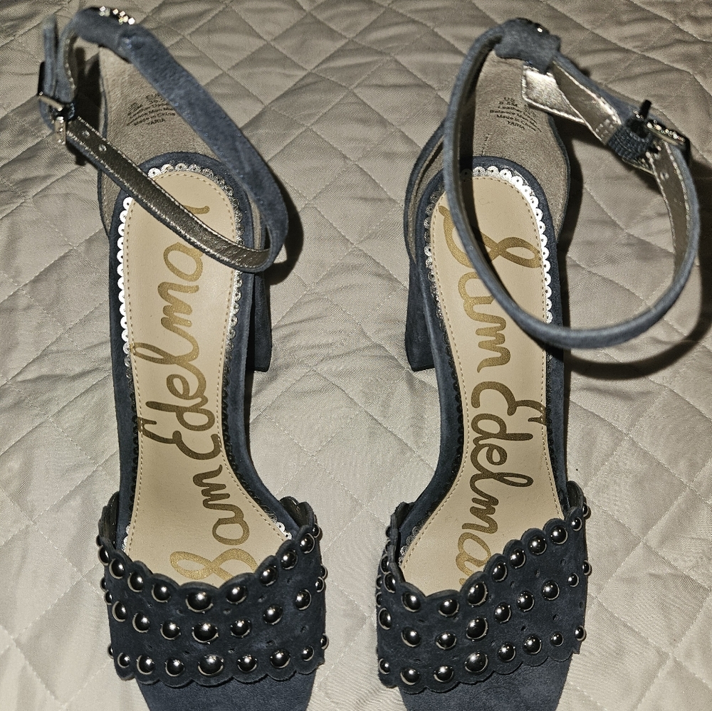 Sam Edelman blue heels